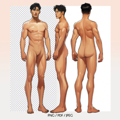 asian male fashion figure