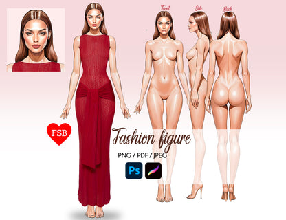 digital fashion template 
