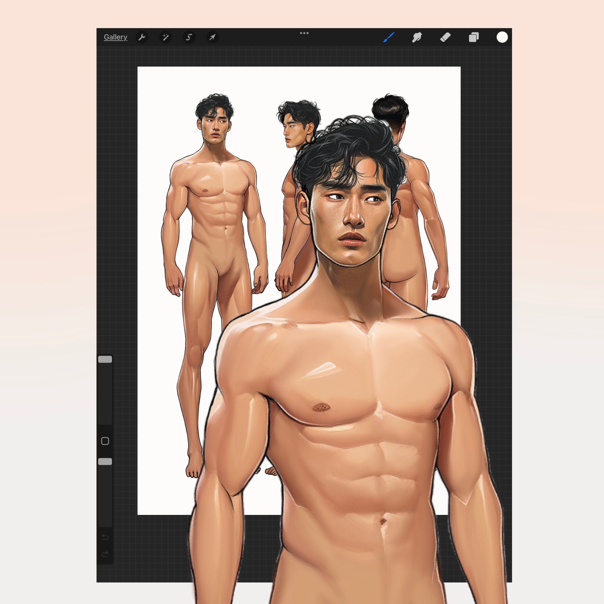 male fashion figure