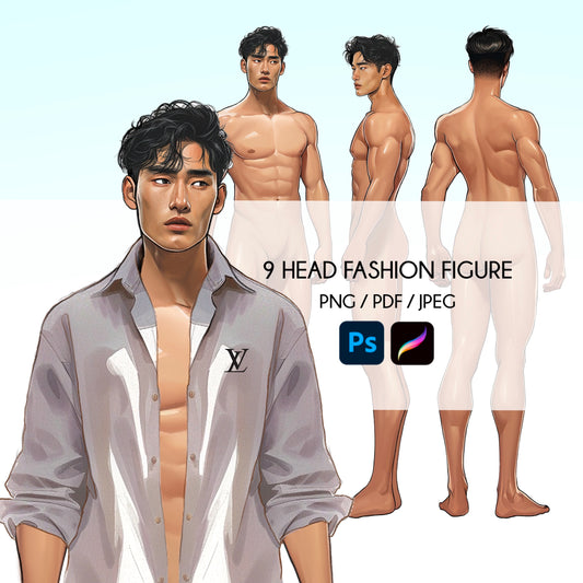 men fashion figure